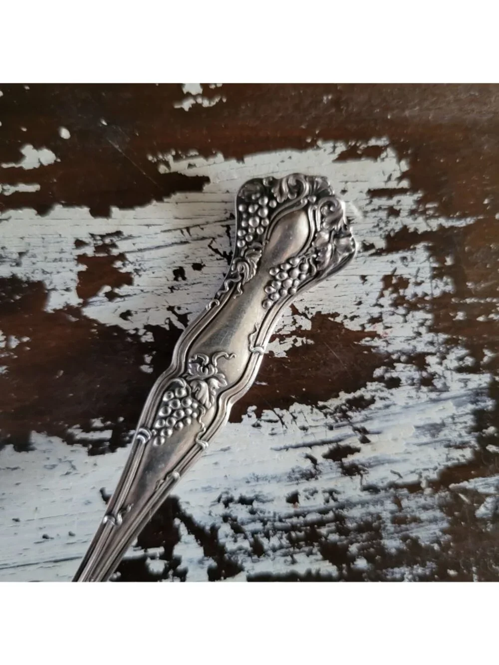 Antique Rogers Bro A1 1847 Silverplate Pierced Pastry/Cake Serving Fork 7.5